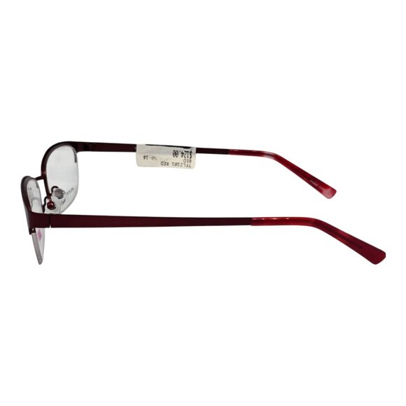 T-Flex 2101 Red Flex Titanium Eyeglass Frames 50-18-135 Lightweight - Picture 11 of 11